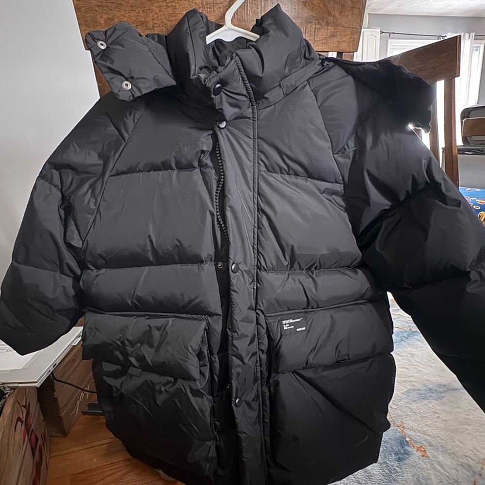 Zara Kids Charcoal Puffer Jacket
